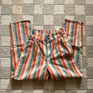 Lucy & Yak Striped Multicolor Pants- size 30 UK/ size 26 US